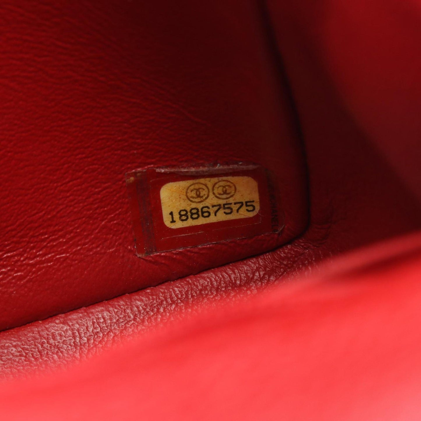Chanel CHANEL Mini Matelasse Shoulder Bag leather Calfskin (cowhide) Red Used Women