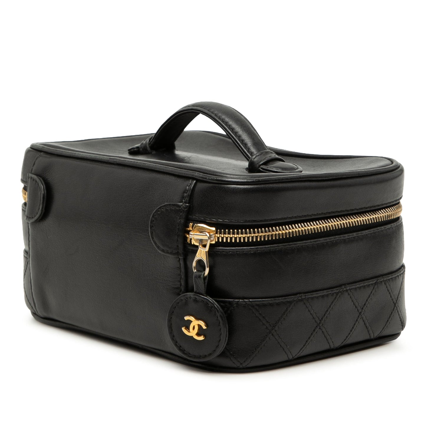 Chanel CC Quilted Lambskin Vanity Bag