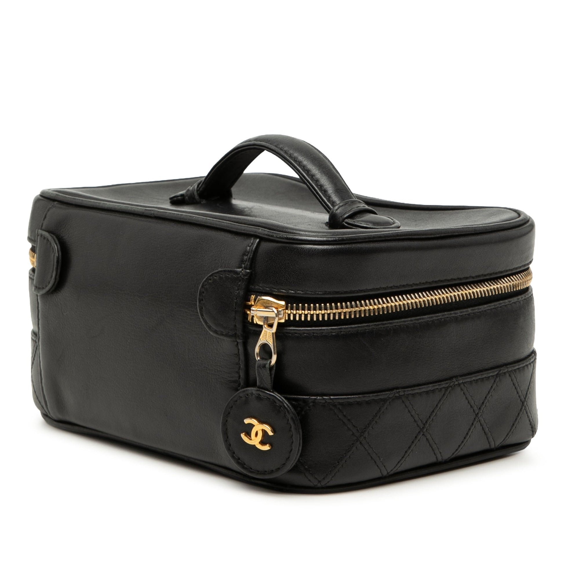 Chanel CC Quilted Lambskin Vanity Bag