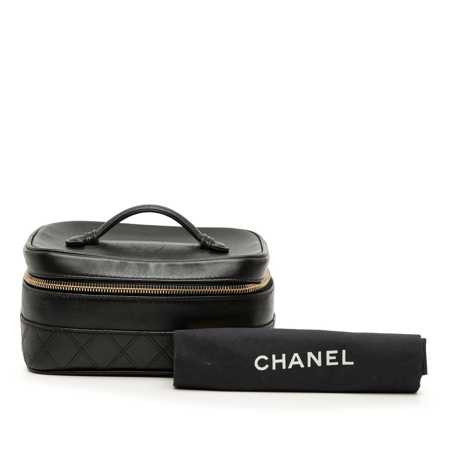 Chanel CC Quilted Lambskin Vanity Bag