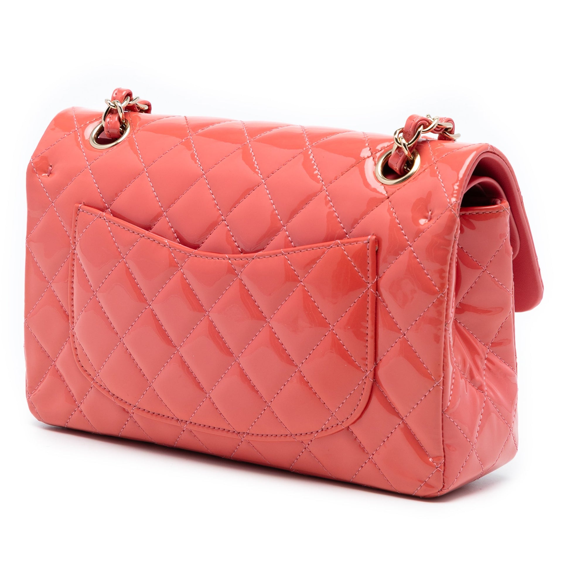 Chanel Small Classic Patent Double Flap