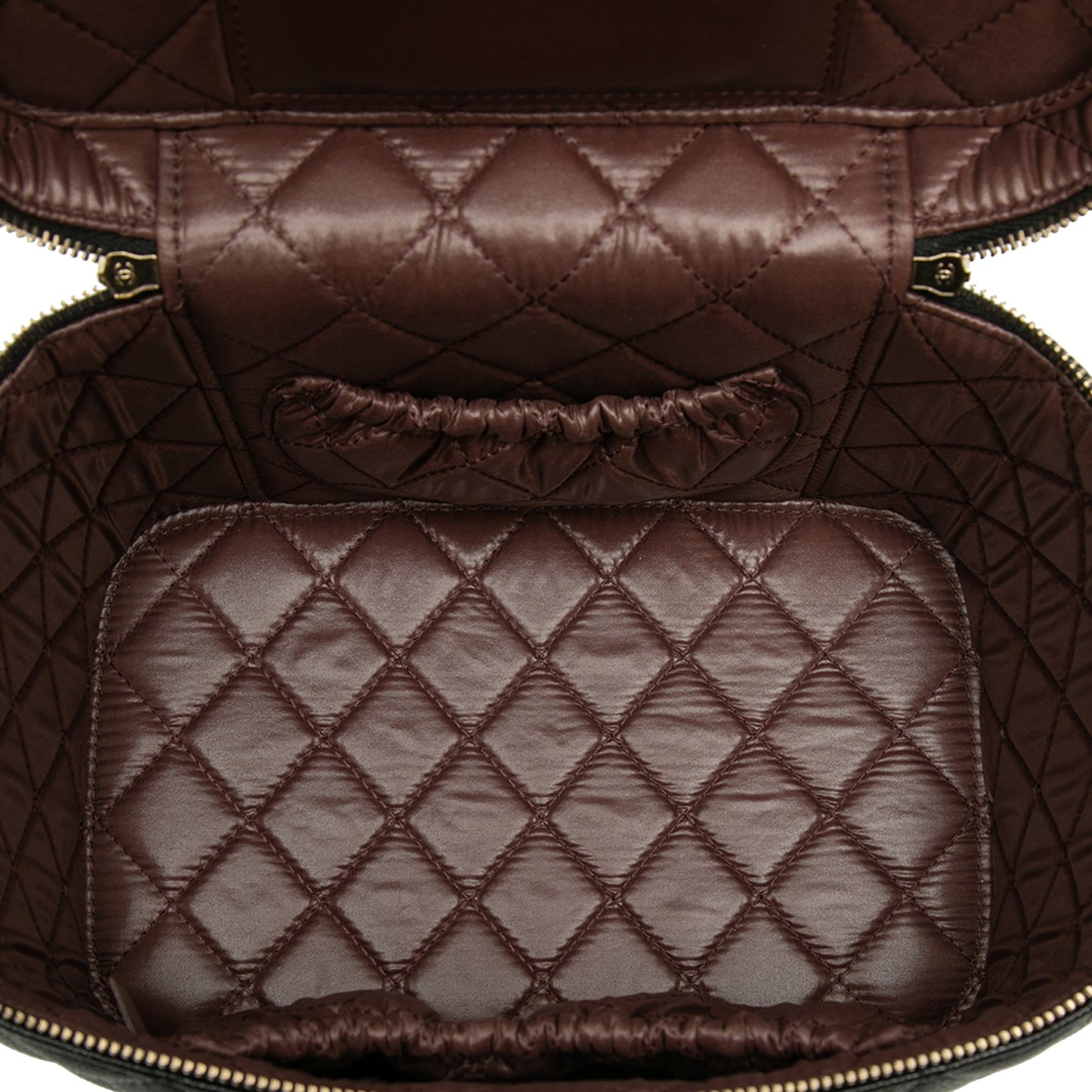 Chanel Medium CC Quilted  Caviar Vanity Case