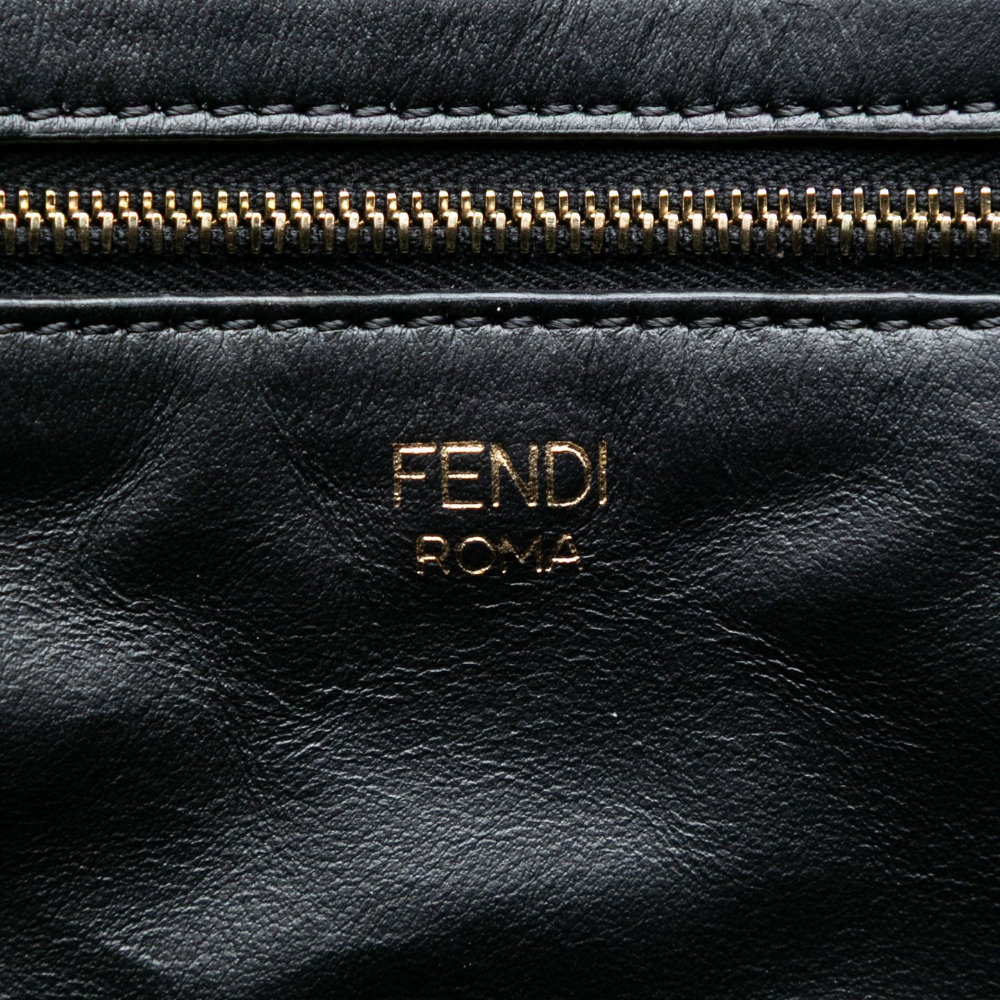 Fendi Fila Zucca Coated Canvas Logo Mania Shopper Tote