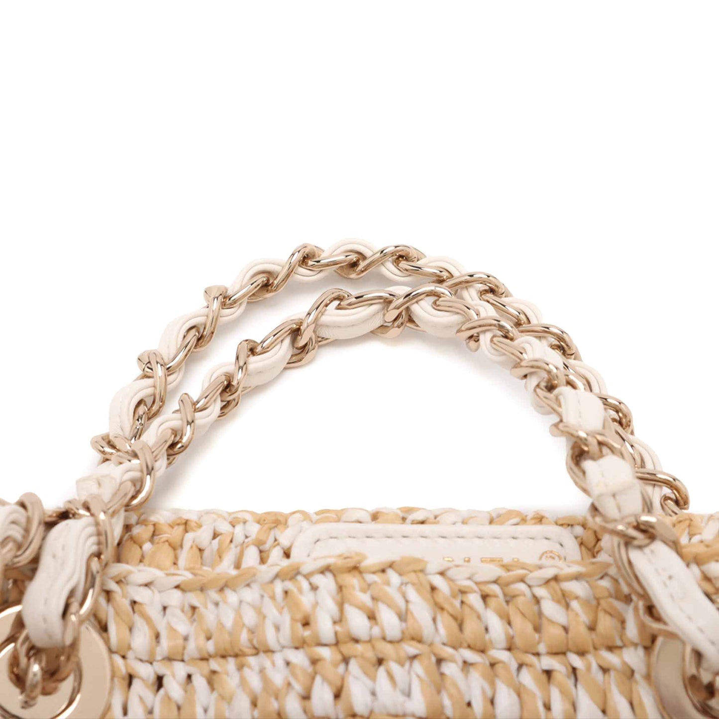 Chanel Small Raffia Shopping Bag