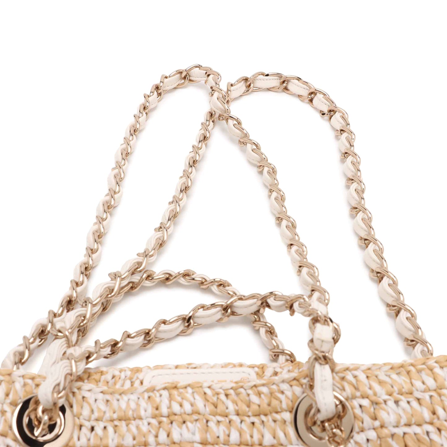 Chanel Small Raffia Shopping Bag