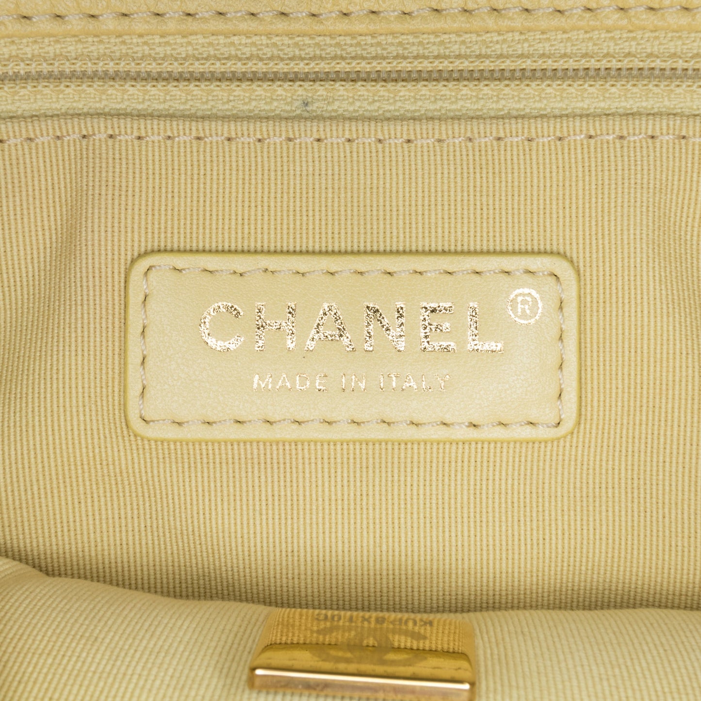 Chanel Small Quilted Caviar Chain Melody Flap