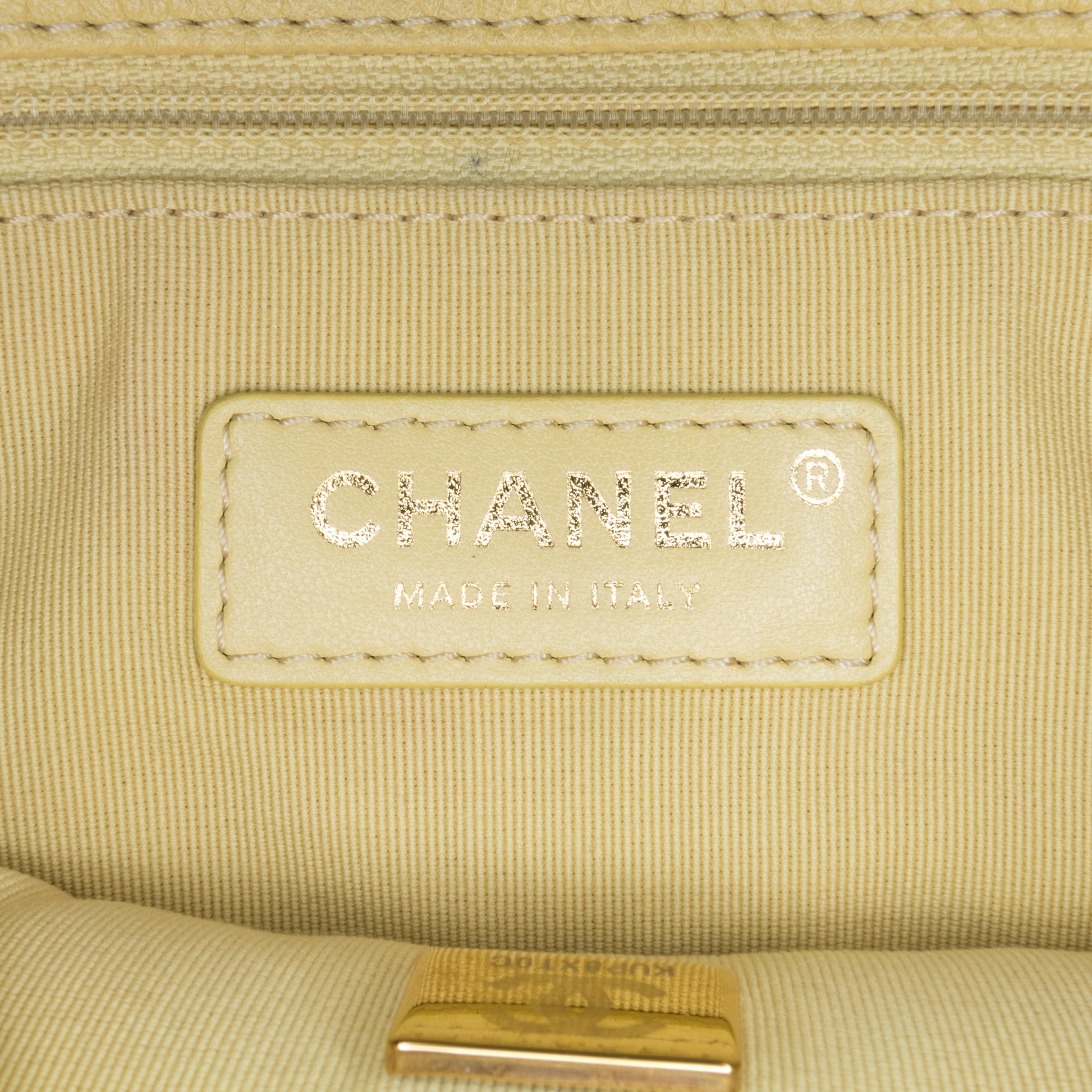 Chanel Small Quilted Caviar Chain Melody Flap