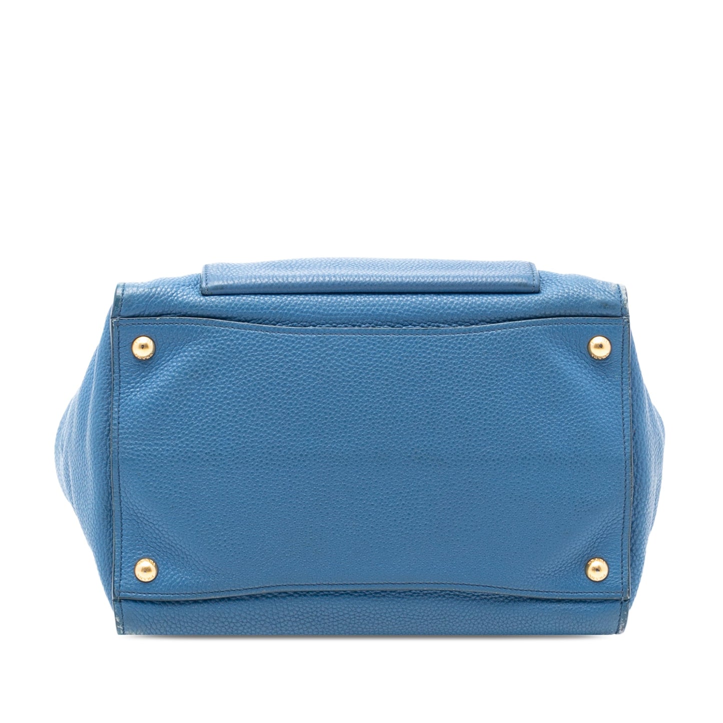 Prada Vitello Daino Front Pocket Open Convertible Tote