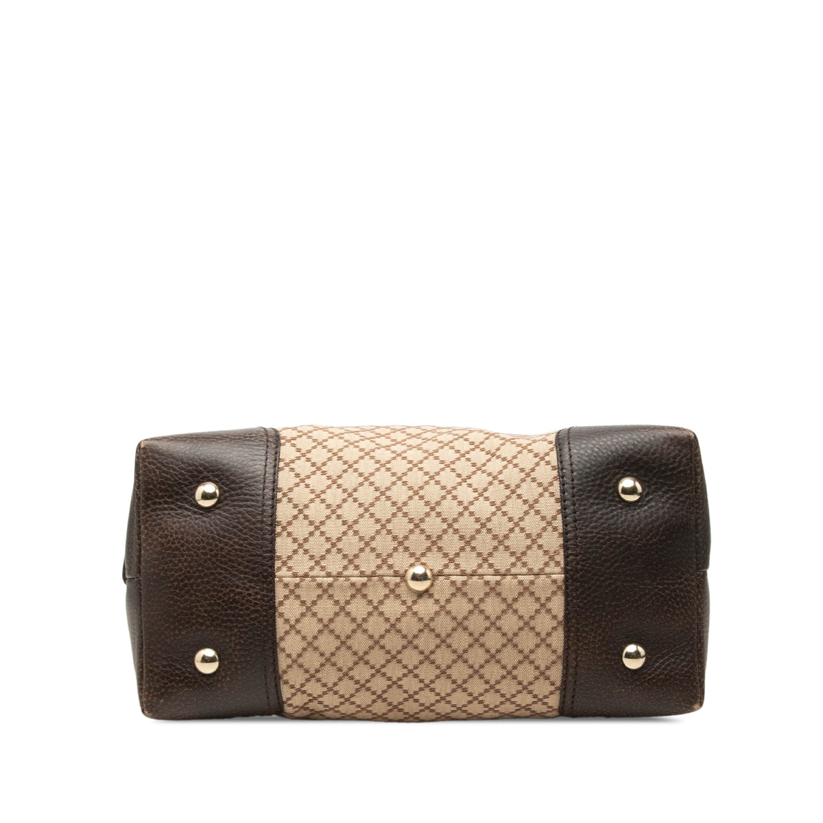 Gucci Diamante Canvas Catherine Tote — Brown