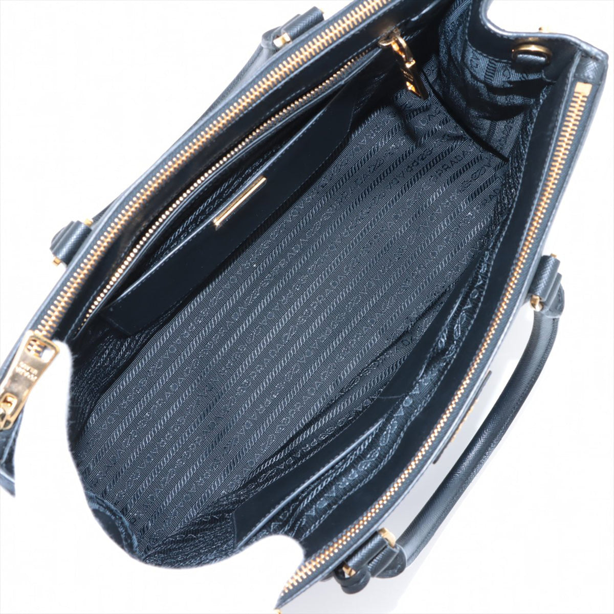 Prada Medium Saffiano Lux Galleria Double Zip Tote
