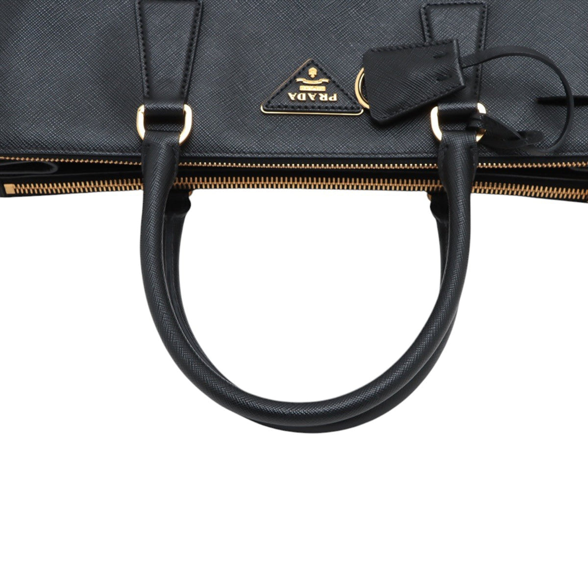 Prada Medium Saffiano Lux Galleria Double Zip Tote