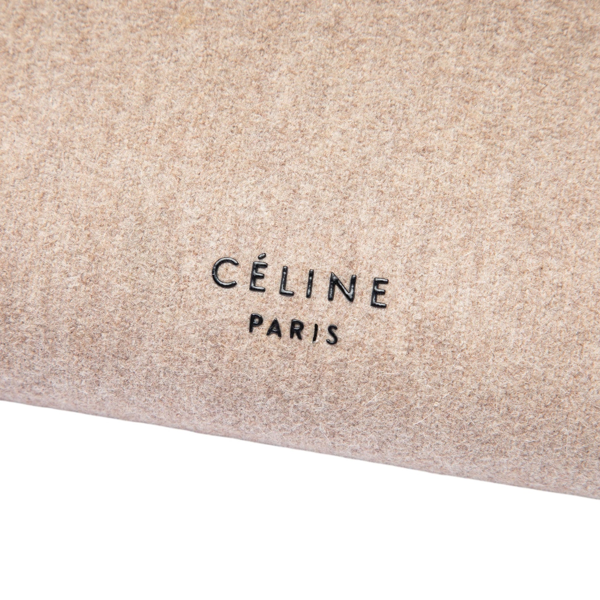 Celine Mini Felt and Calfskin Belt Satchel