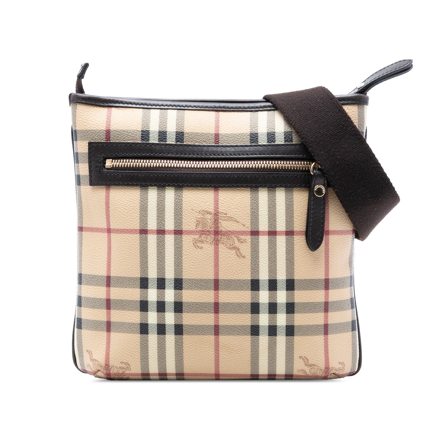 Burberry Haymarket Check Coated Canvas Crossbody