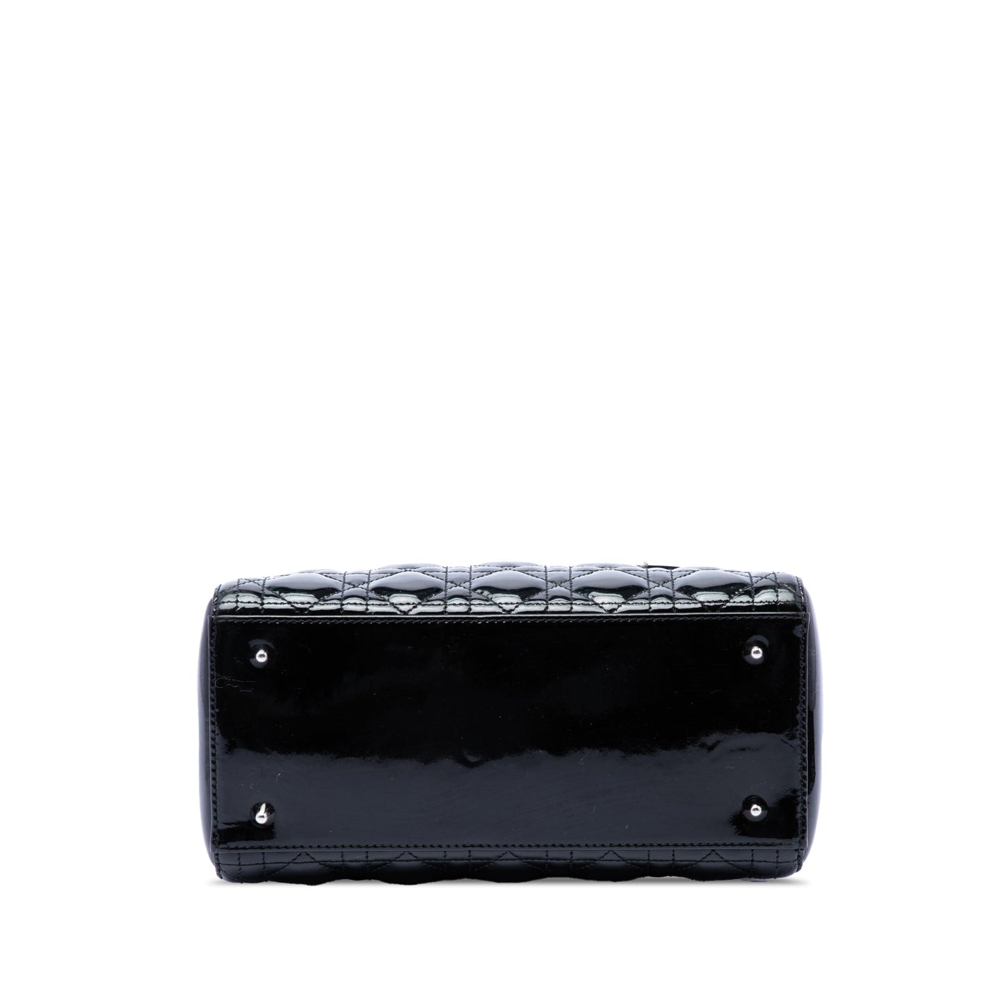 Dior Medium Patent Cannage Lady Dior