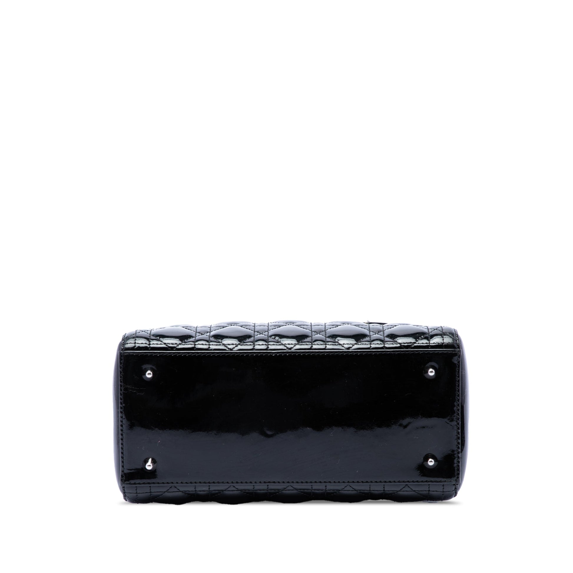 Dior Medium Patent Cannage Lady Dior