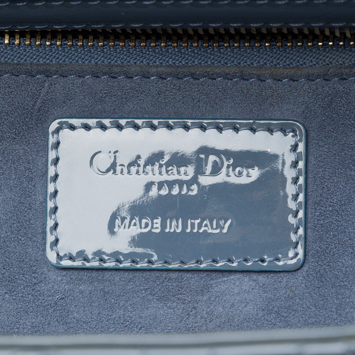 Dior Medium Patent Cannage Lady Dior