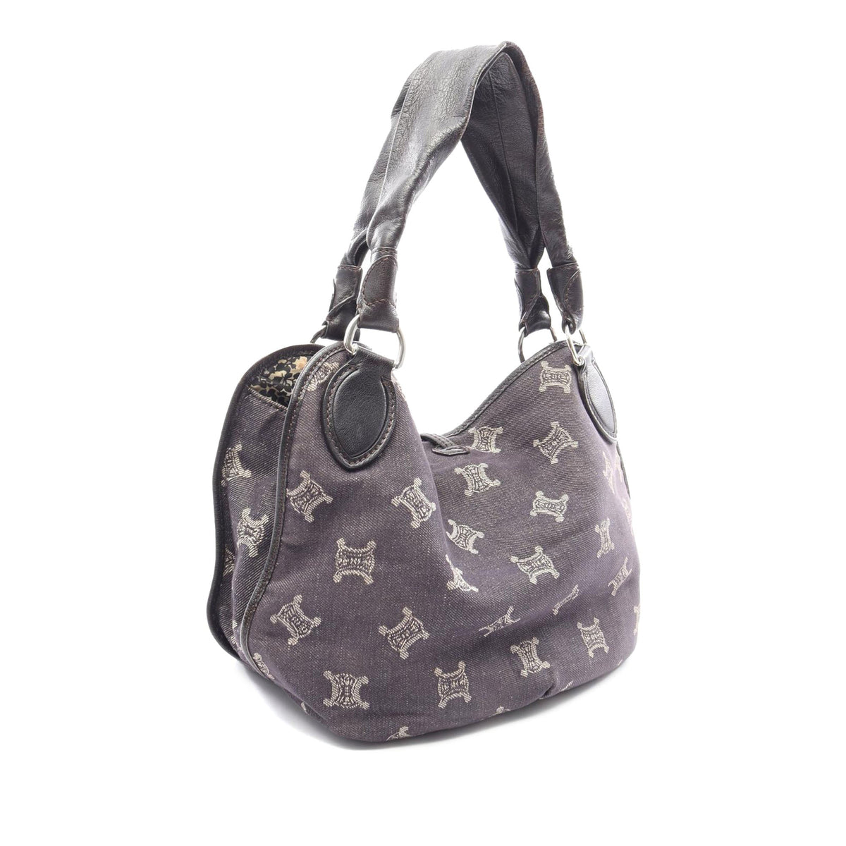 Celine Macadam Denim Bittersweet Hobo Bag