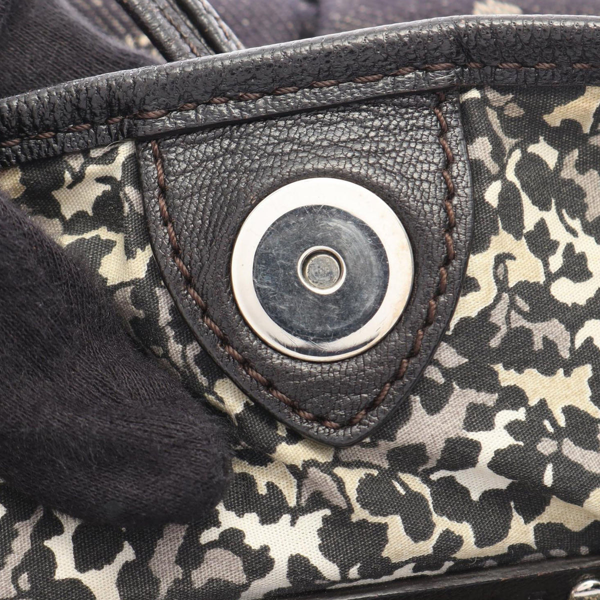 Celine Macadam Denim Bittersweet Hobo Bag