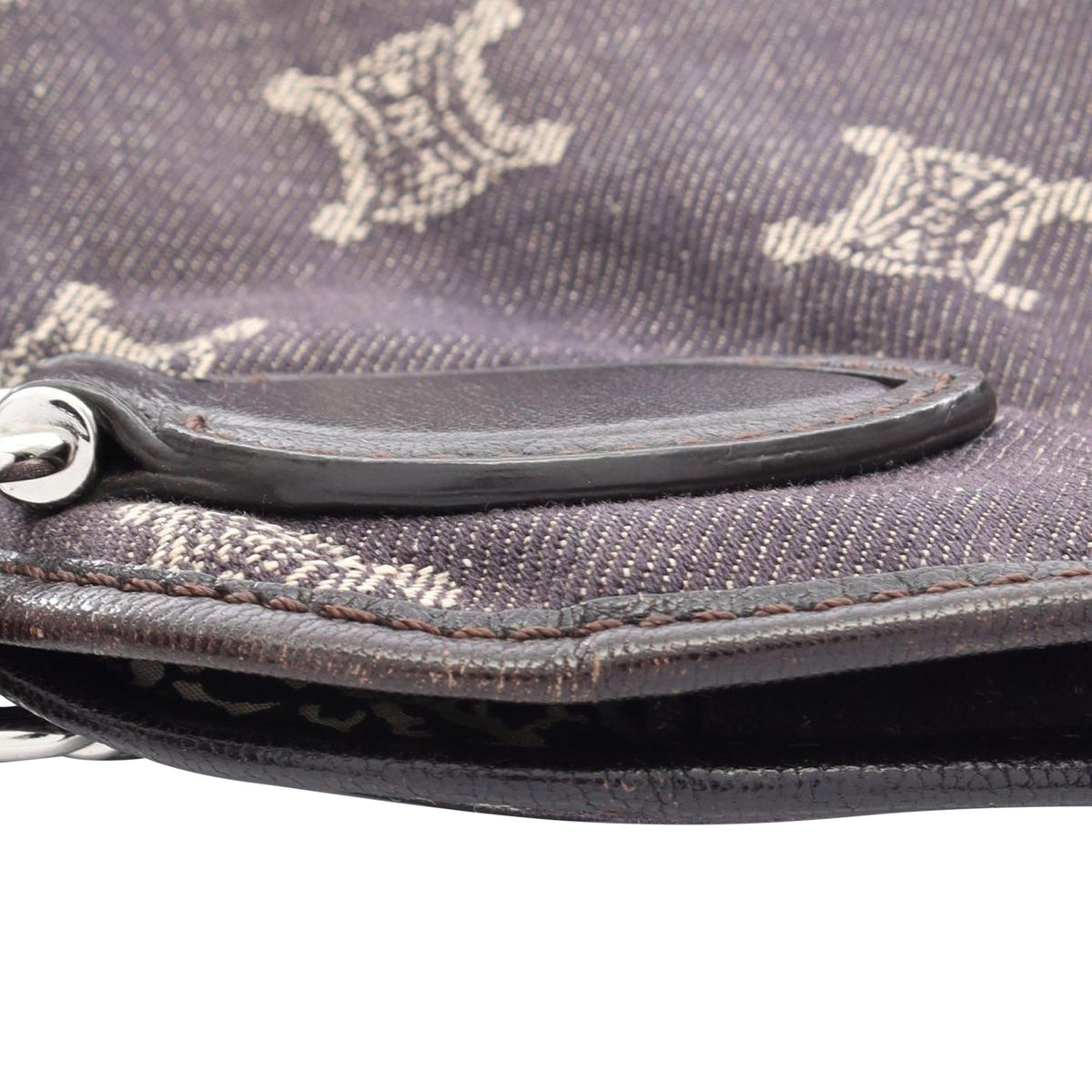 Celine Macadam Denim Bittersweet Hobo Bag