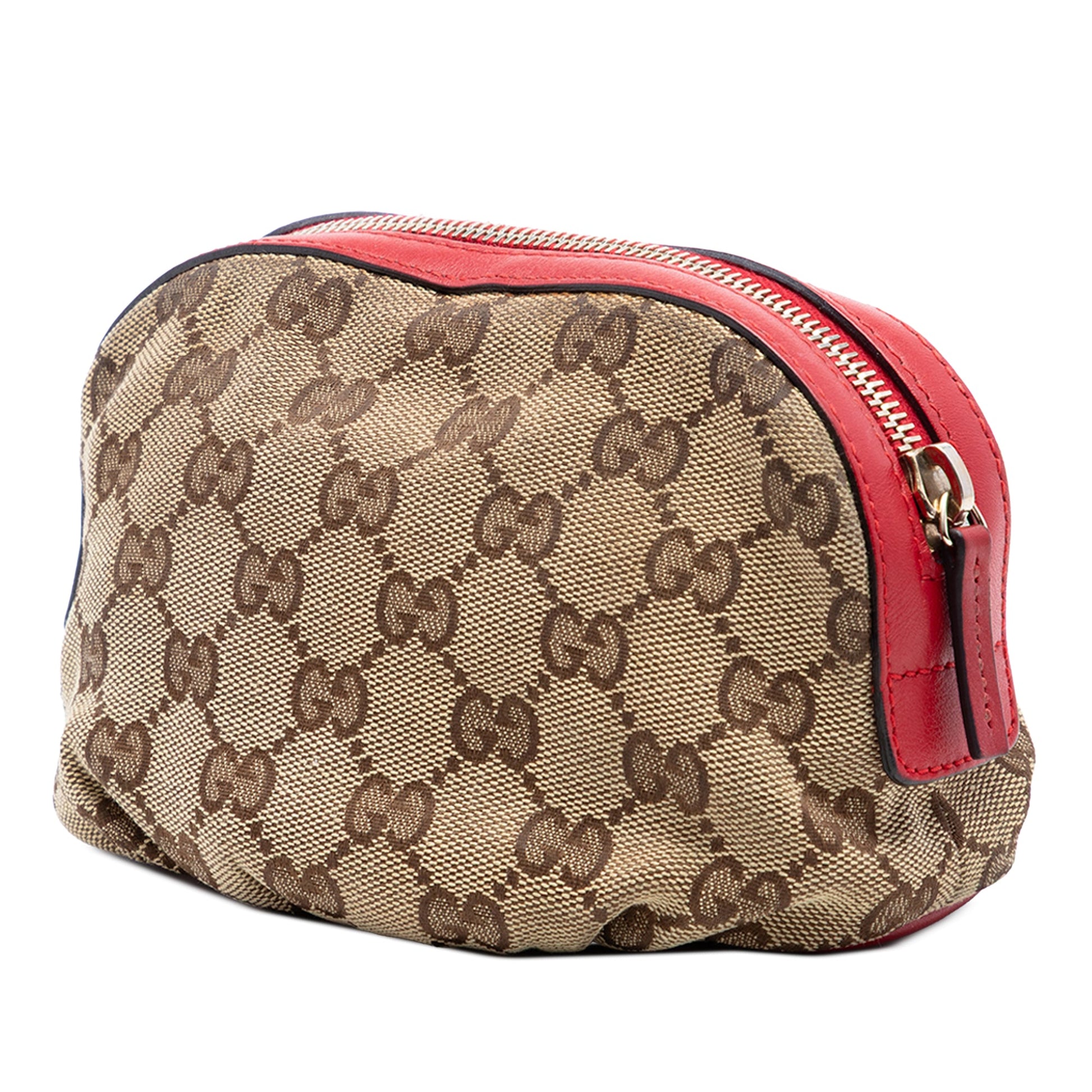 Gucci GG Canvas Multi Ribbon Pouch