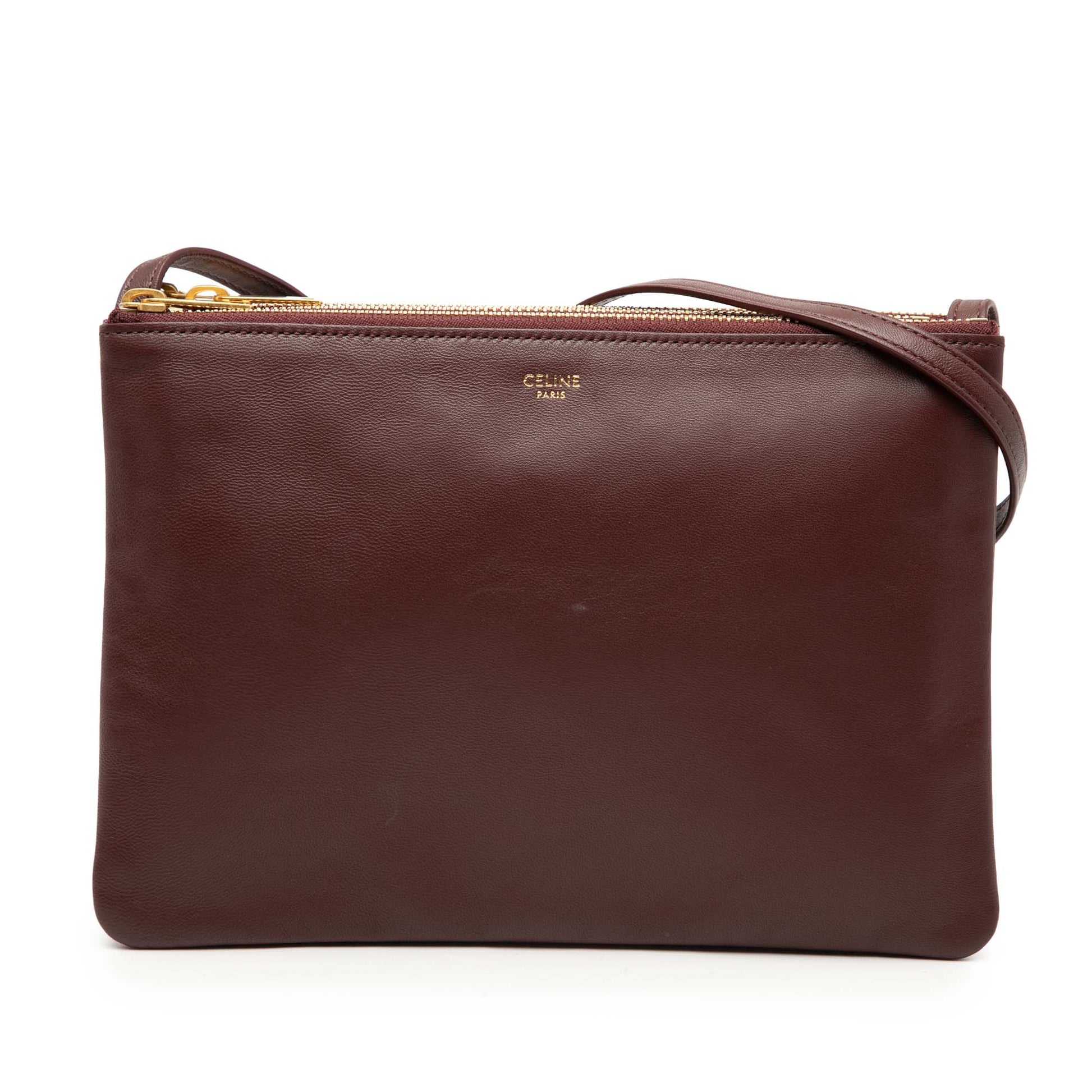 Celine Large Lambskin Trio Crossbody