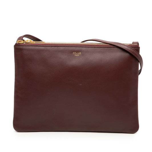 Celine Large Lambskin Trio Crossbody