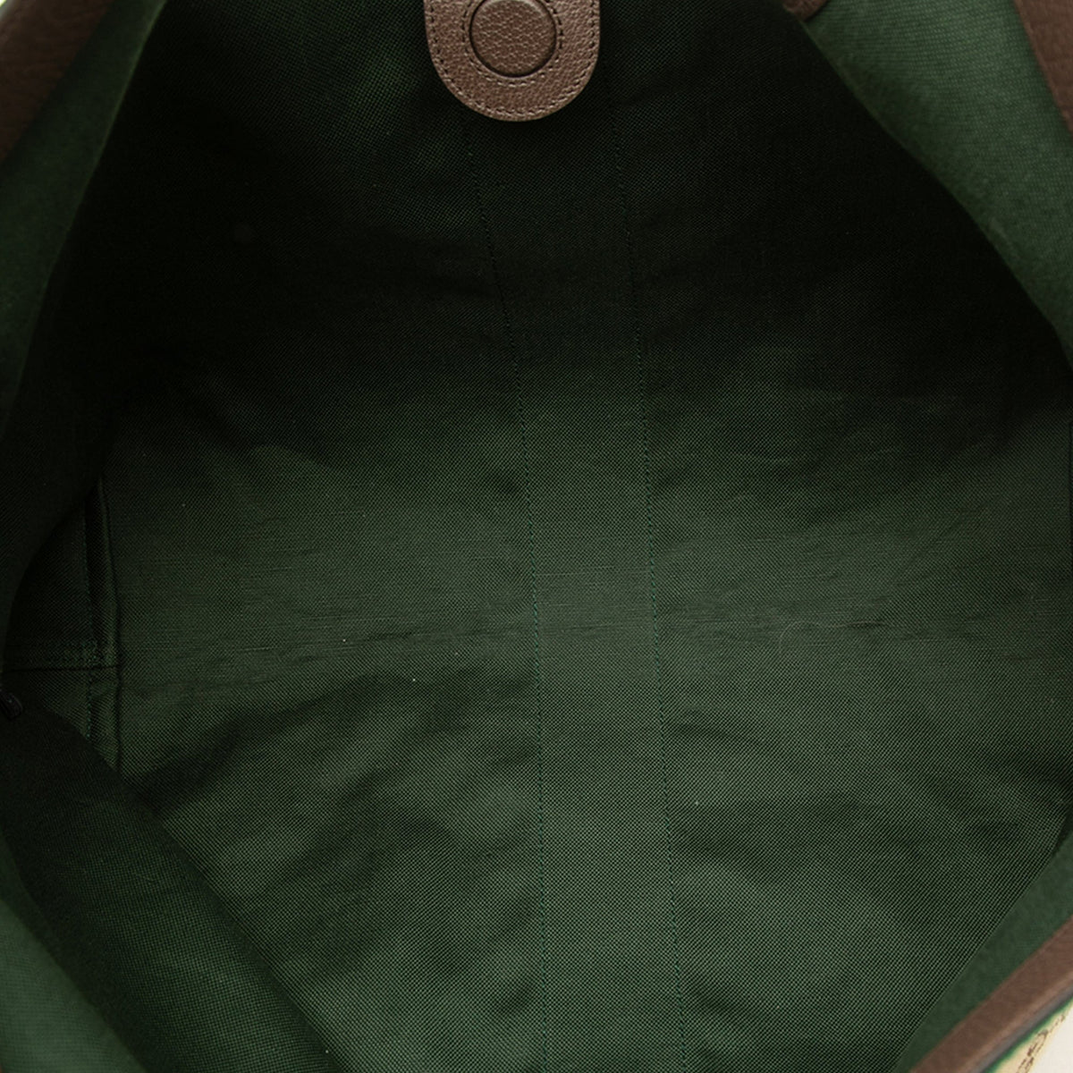 Gucci Large GG Canvas Web Giglio Tote — Beige