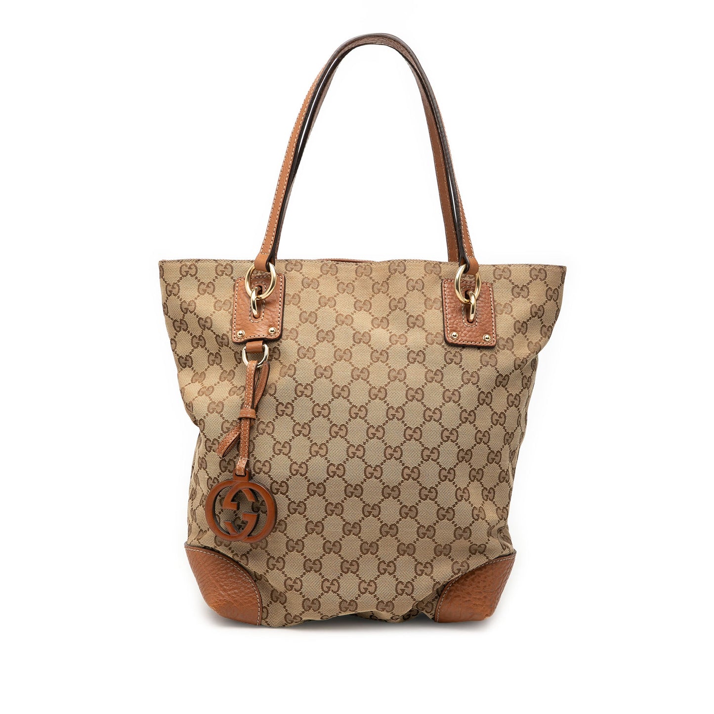 Gucci Medium GG Canvas GG Charm Tote