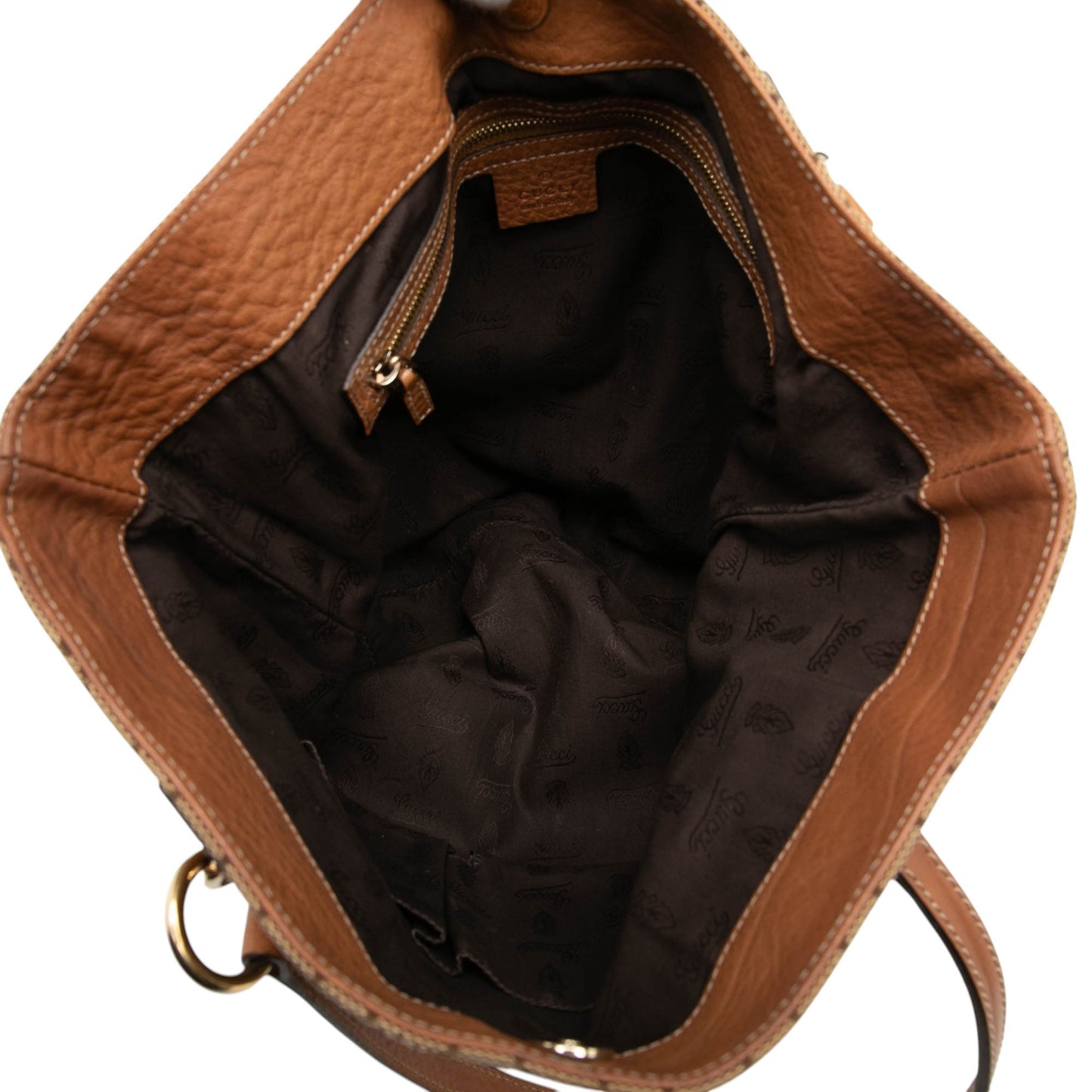 Gucci Medium GG Canvas GG Charm Tote