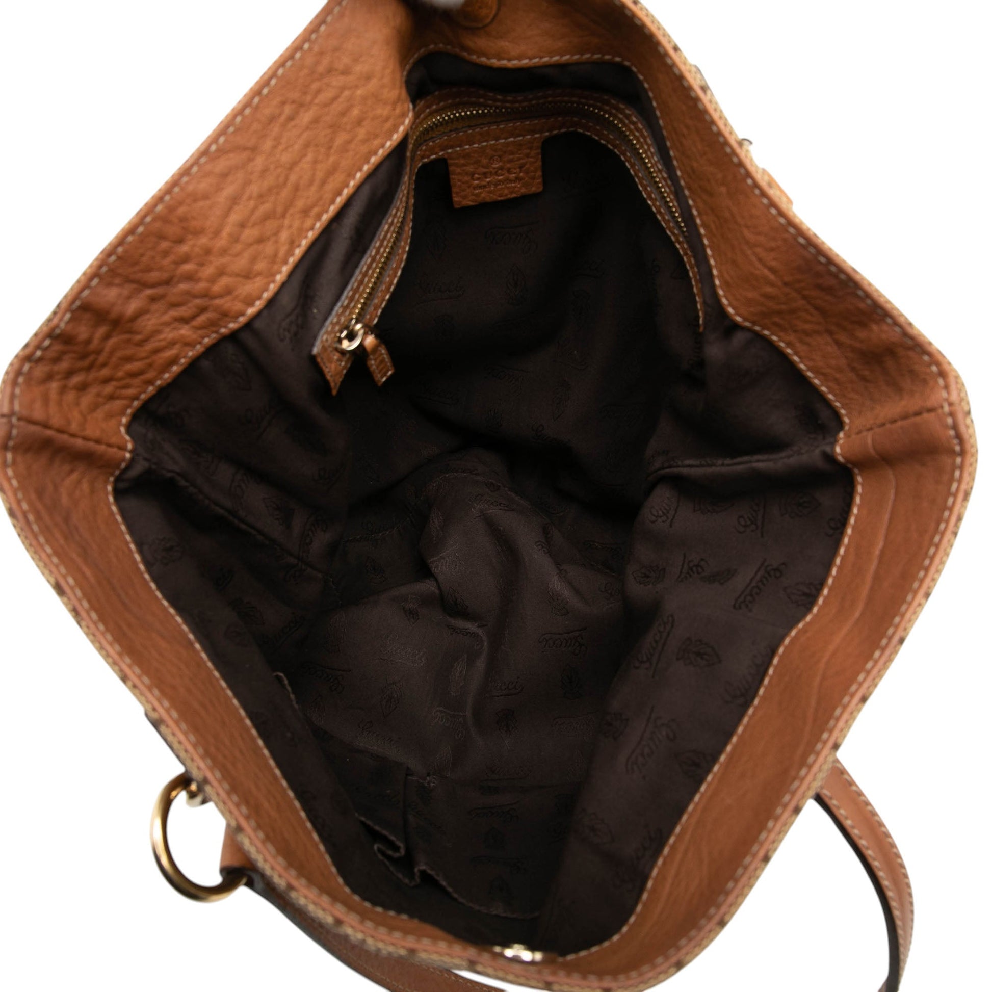 Gucci Medium GG Canvas GG Charm Tote