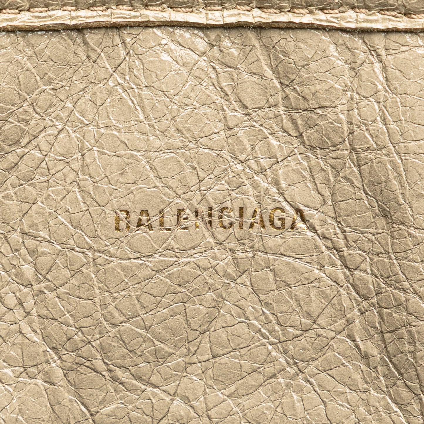 Balenciaga Medium Woven Calfskin Barbes East West Shopper Bag