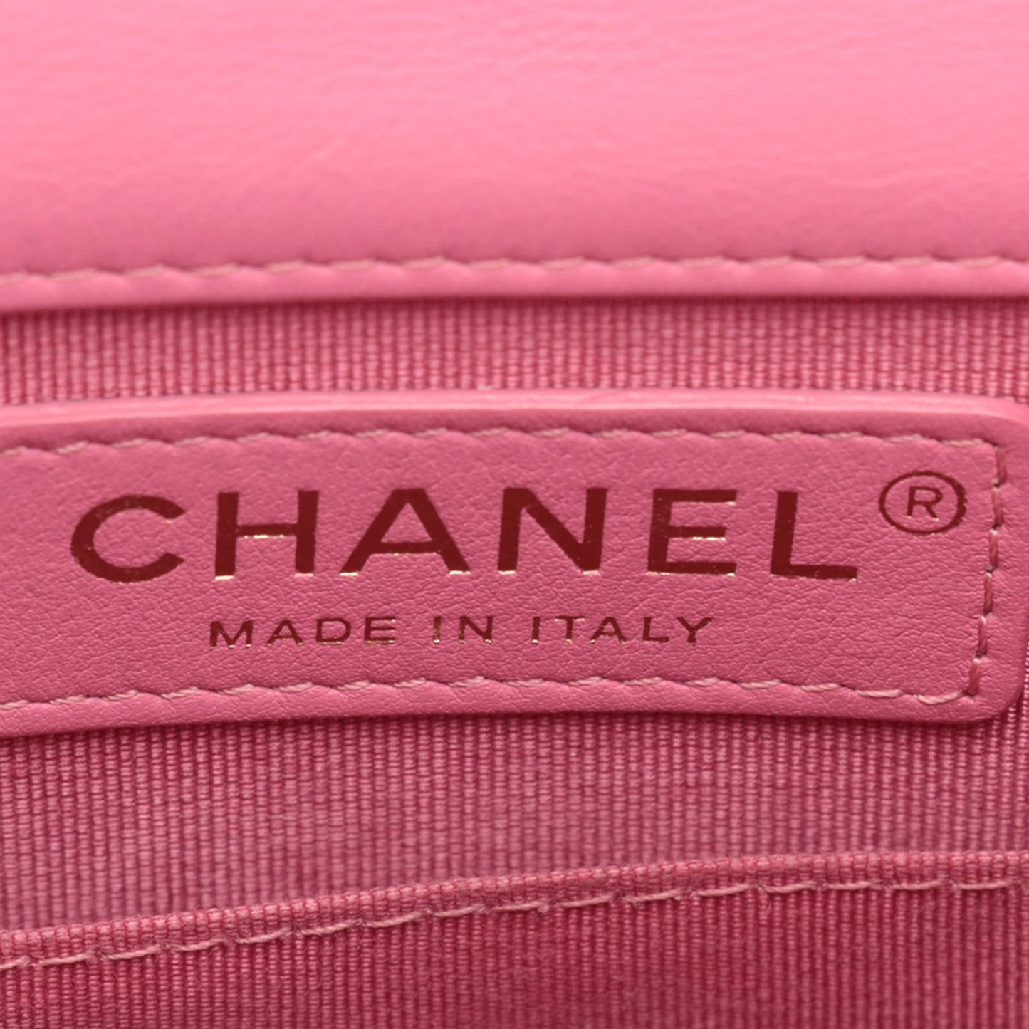 Chanel Quilted Lambskin North South Boy Flap