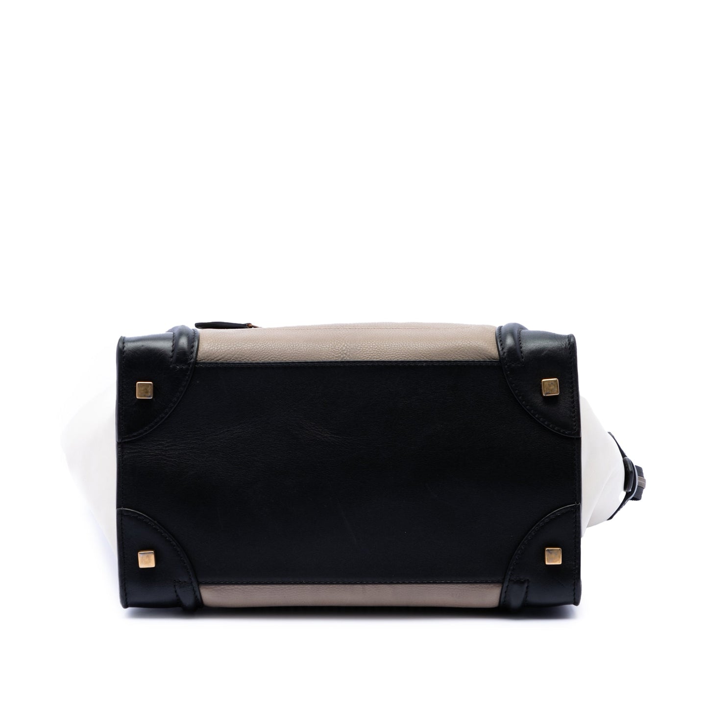 Celine Mini Tricolor Leather Luggage Tote