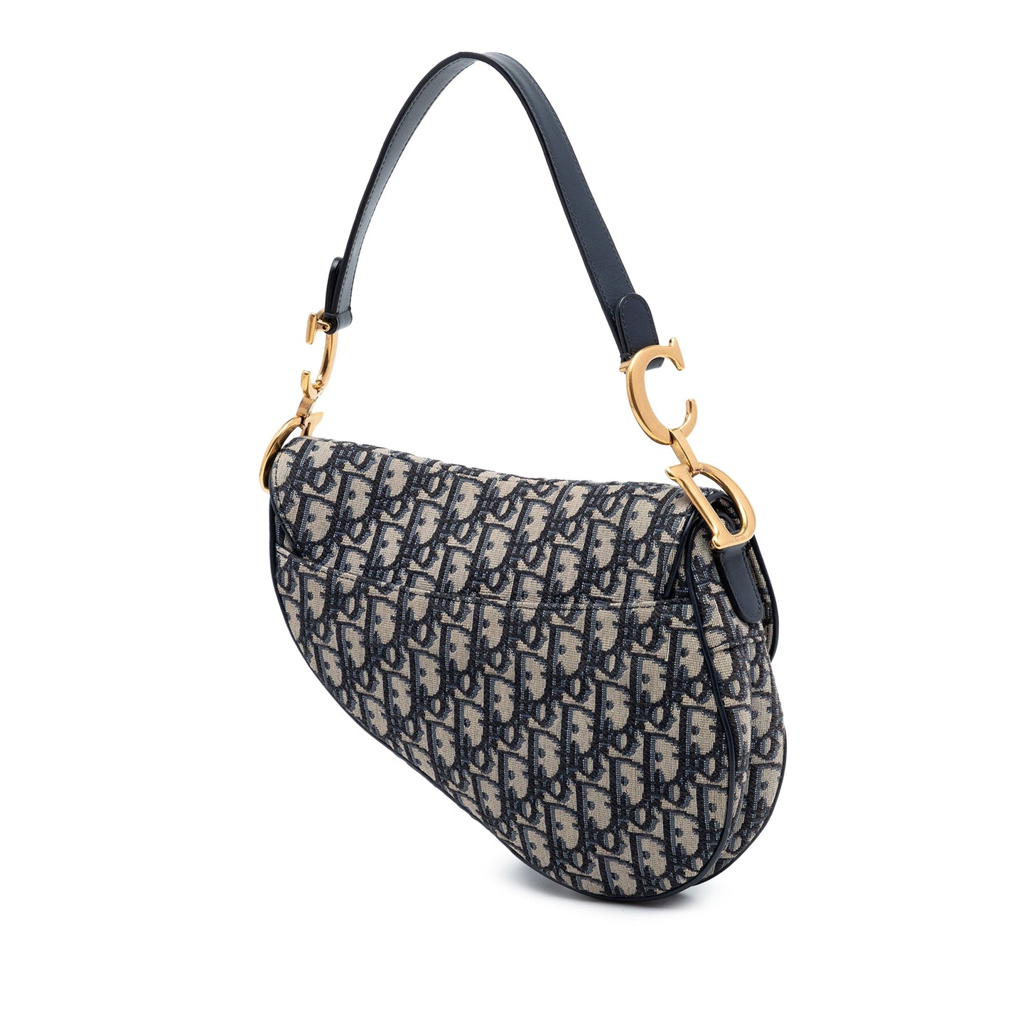 Dior Oblique Canvas Saddle Bag