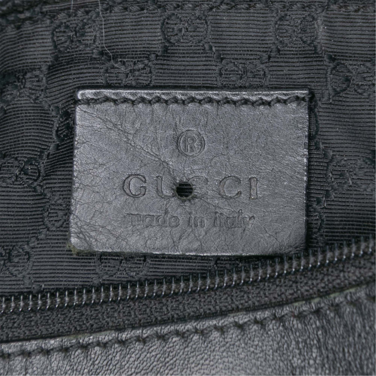 Gucci Denim Web Shoulder Bag