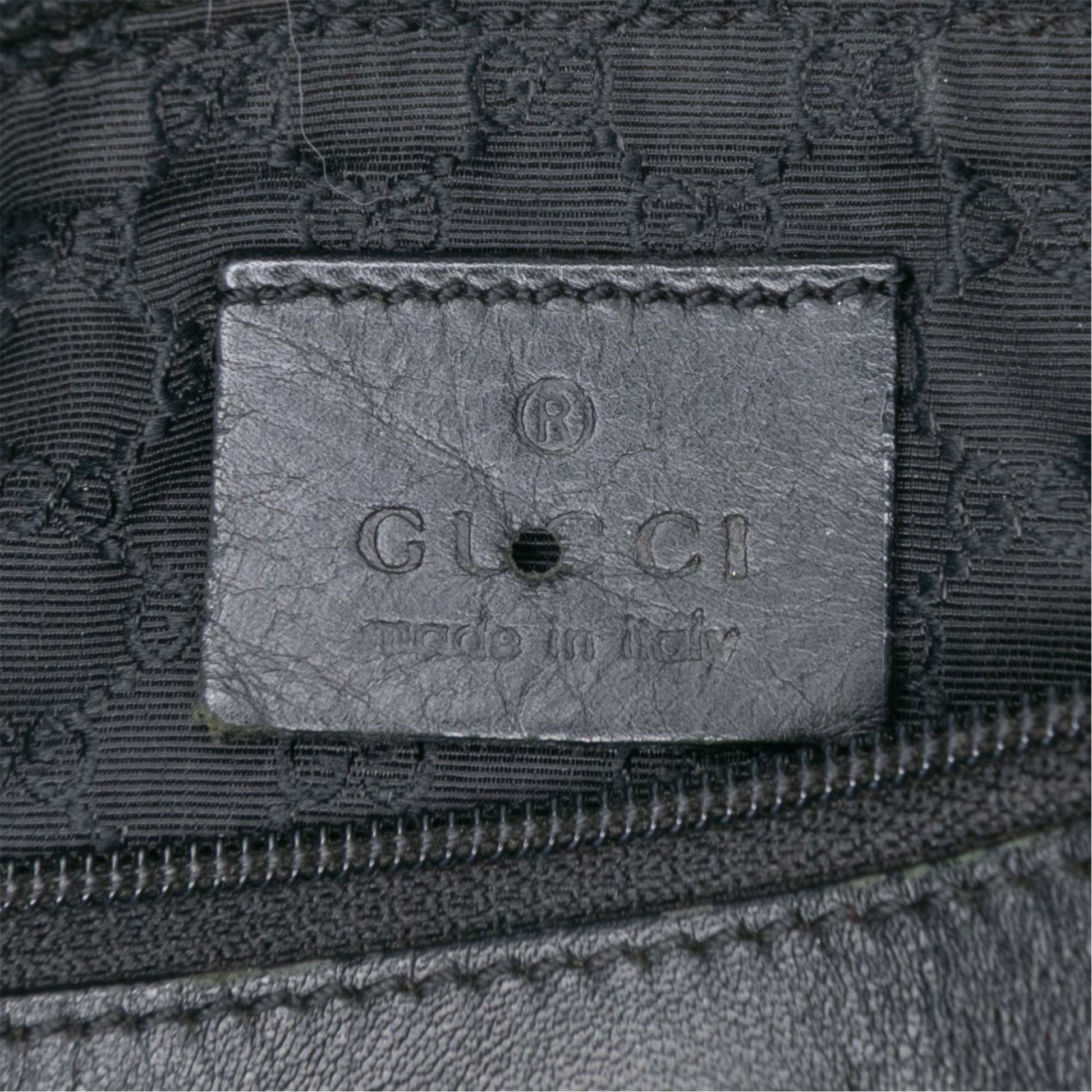 Gucci Denim Web Shoulder Bag