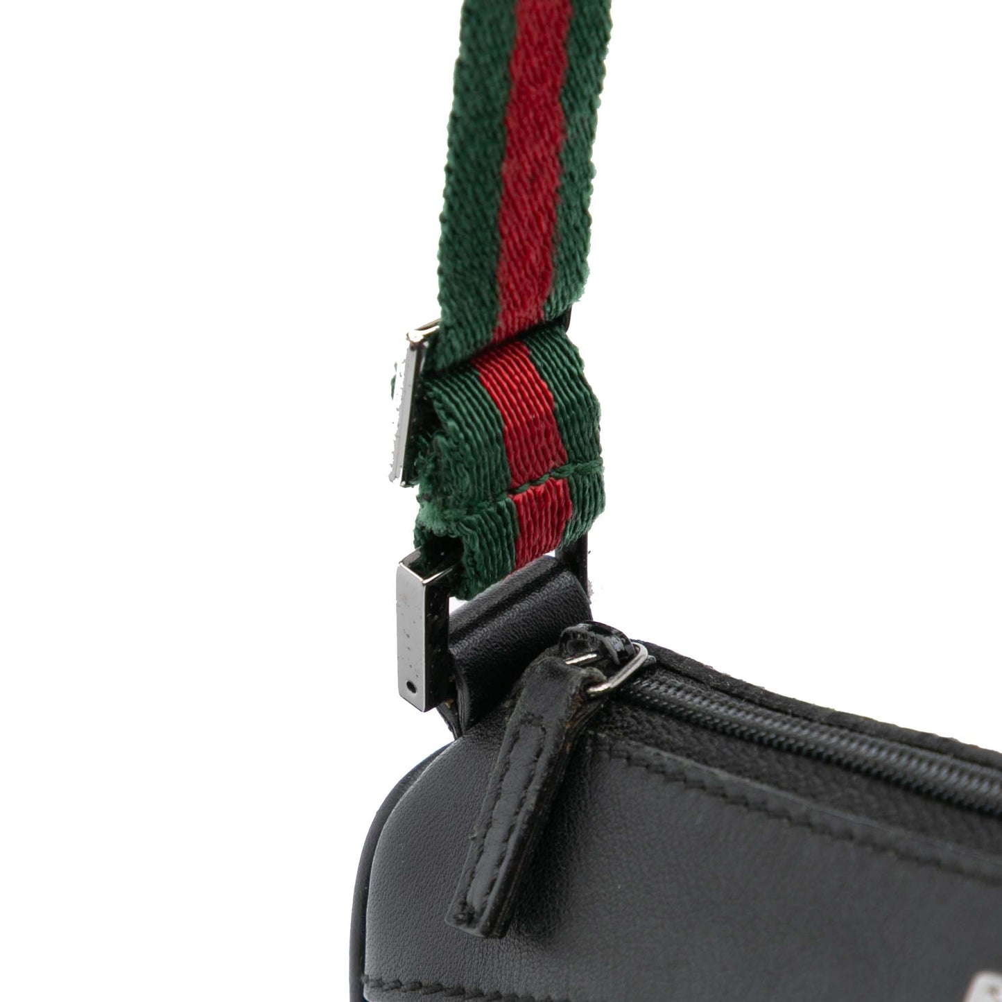 Gucci Denim Web Shoulder Bag