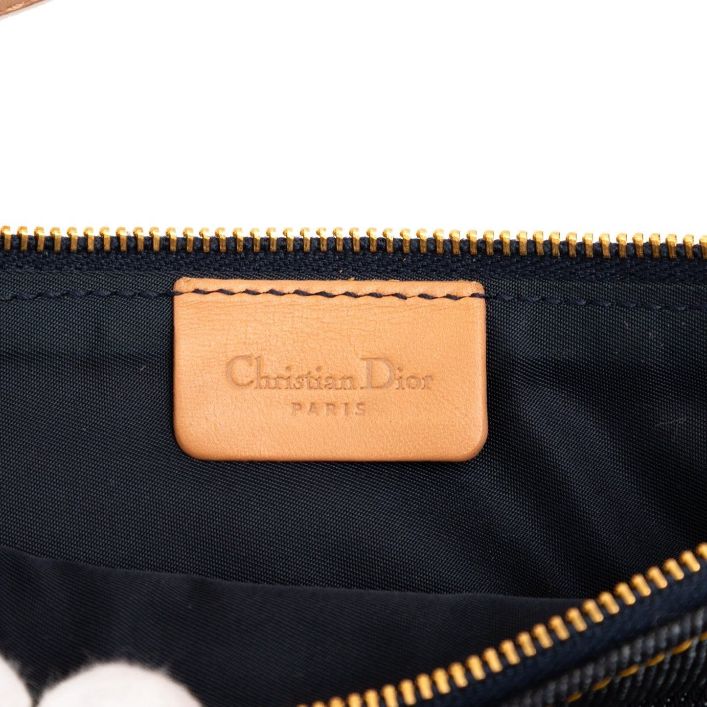 Dior Mini Denim Saddle Pochette