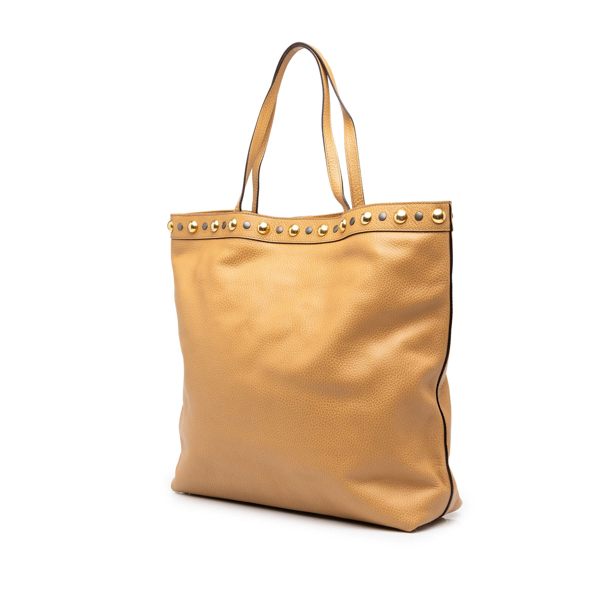 Gucci Calfskin Babouska Tote — Brown