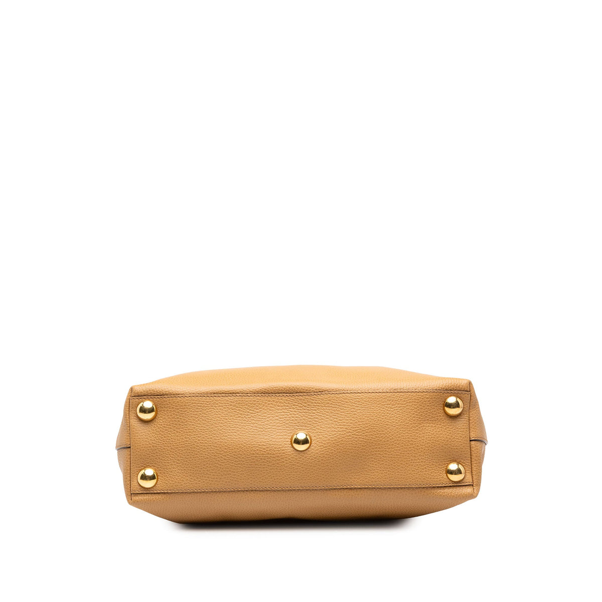 Gucci Calfskin Babouska Tote — Brown