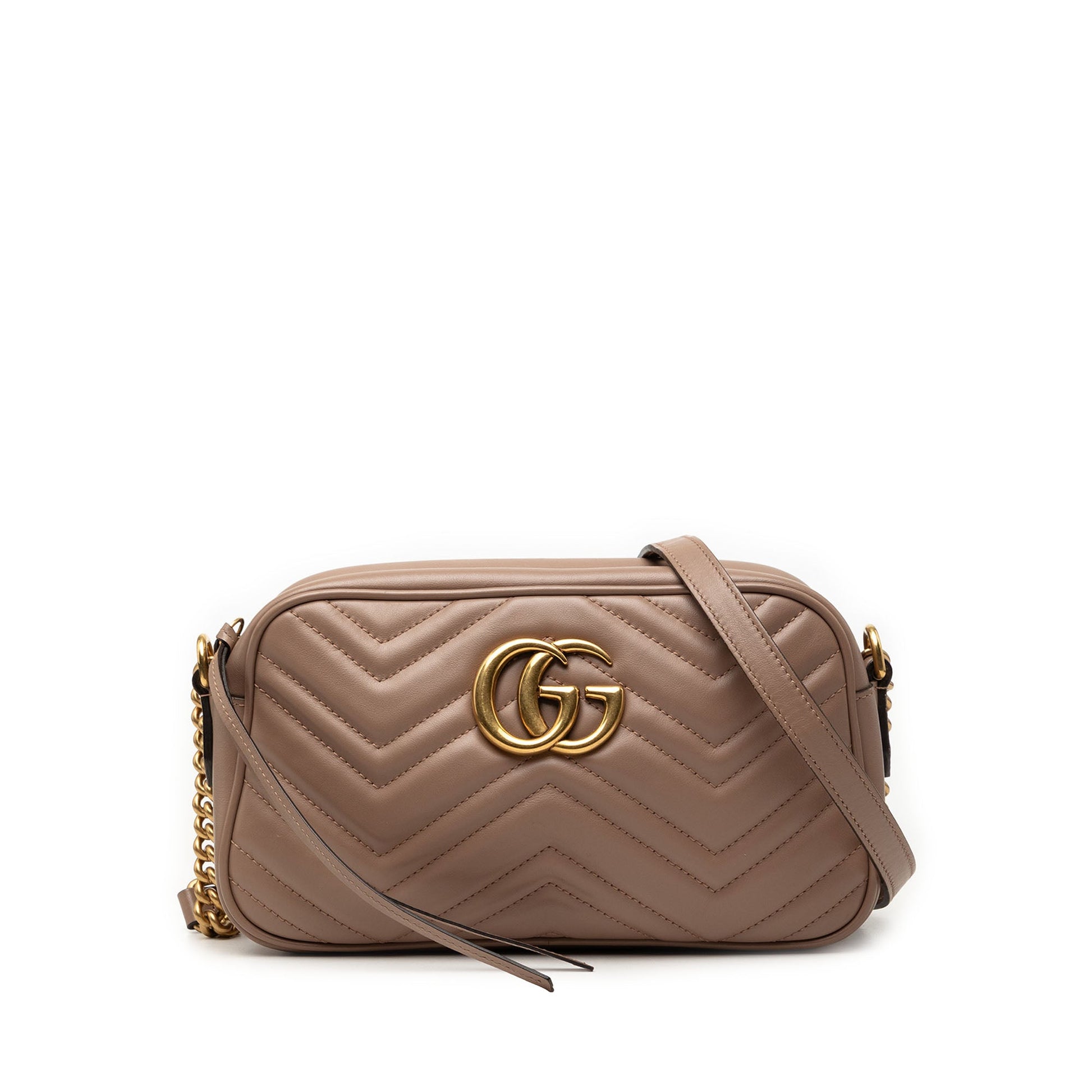Gucci Small GG Marmont Matelasse Leather Crossbody