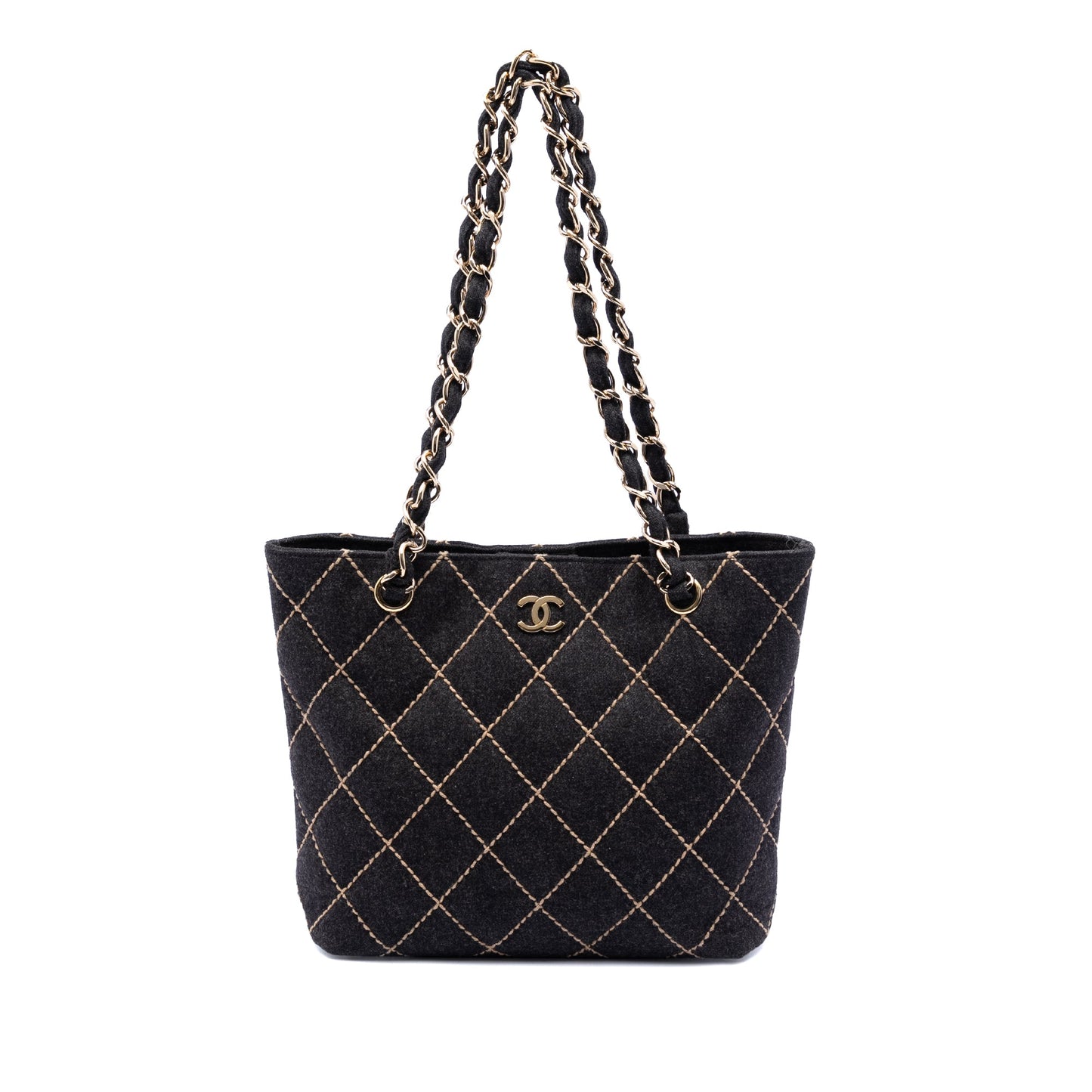 Chanel CC Wool Wild Stitch Tote
