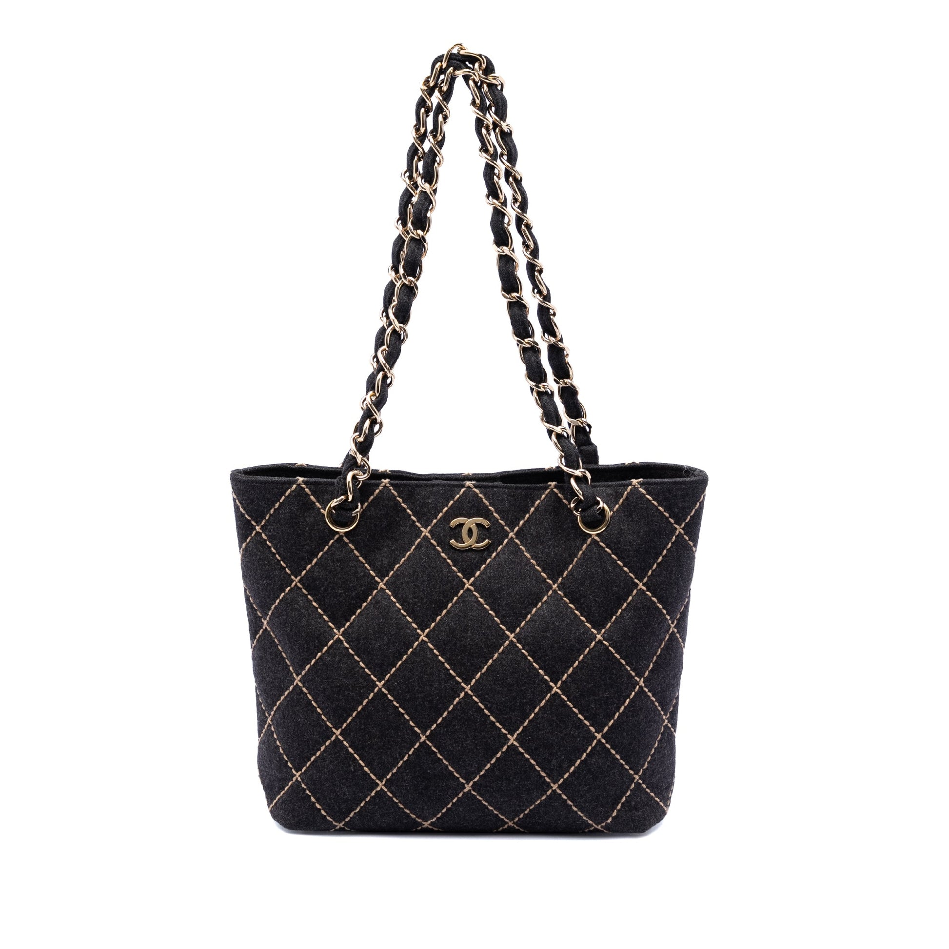 Chanel CC Wool Wild Stitch Tote