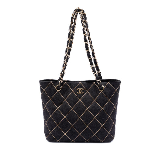 Chanel CC Wool Wild Stitch Tote