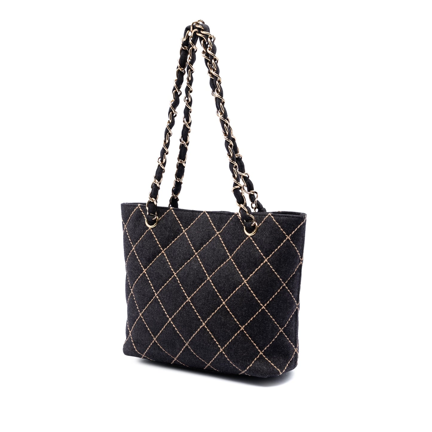 Chanel CC Wool Wild Stitch Tote