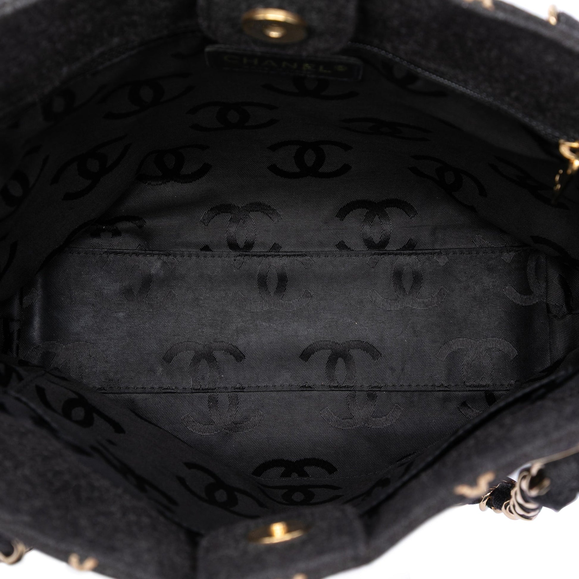 Chanel CC Wool Wild Stitch Tote
