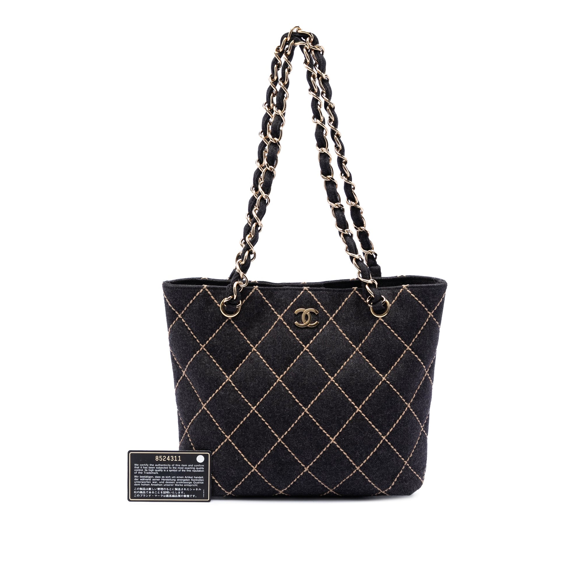 Chanel CC Wool Wild Stitch Tote