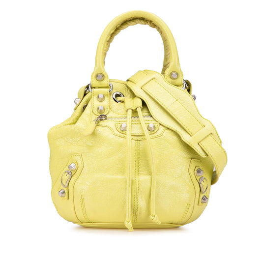 Lambskin Motocross Giant 12 Pompon Bag