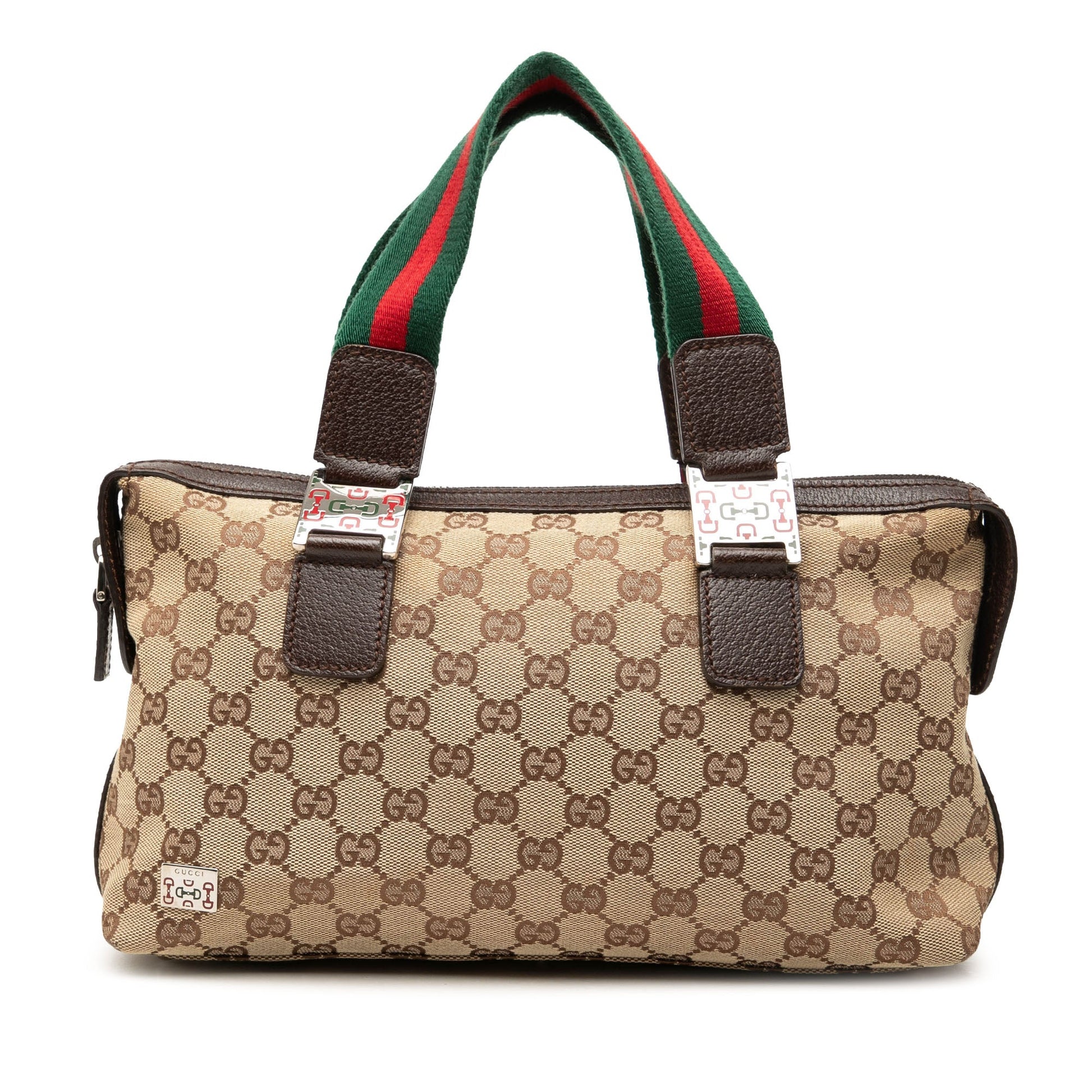 Gucci GG Canvas Web Pop Handbag