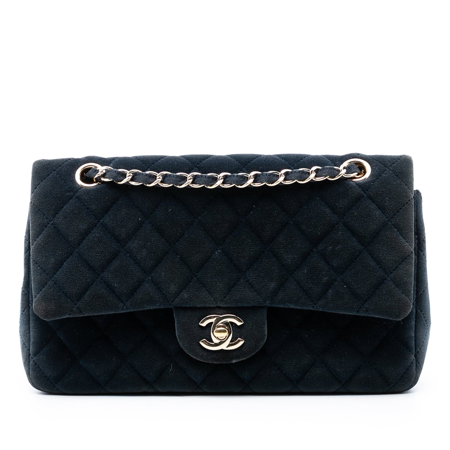 Chanel Medium Classic Velvet Double Flap